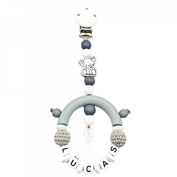 ELEPHANT WOODEN PRAM CHARM  ELEPHANT WOODEN PRAM CHARM