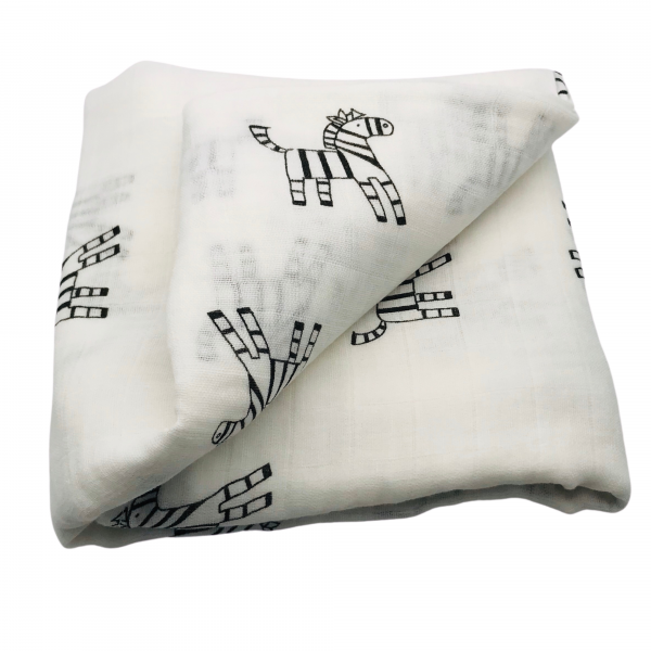 MONO ZEBRA SWADDLE 