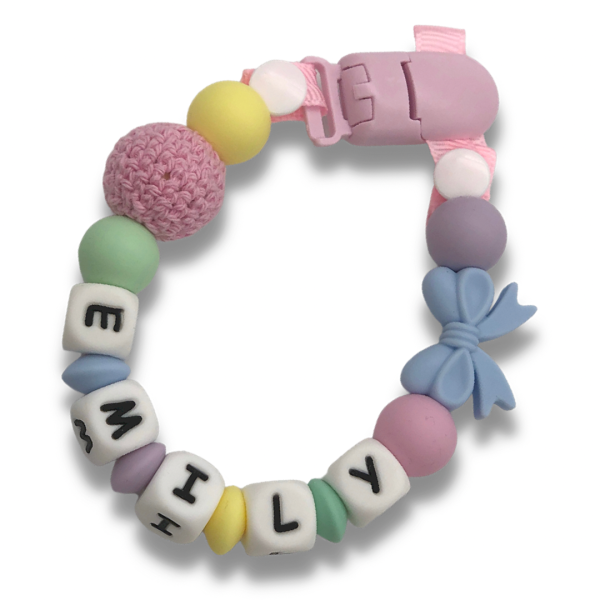BOW PASTEL CLIP 