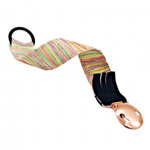 RAINBOW STRIPES RIBBON CLIP  RAINBOW STRIPES RIBBON CLIP